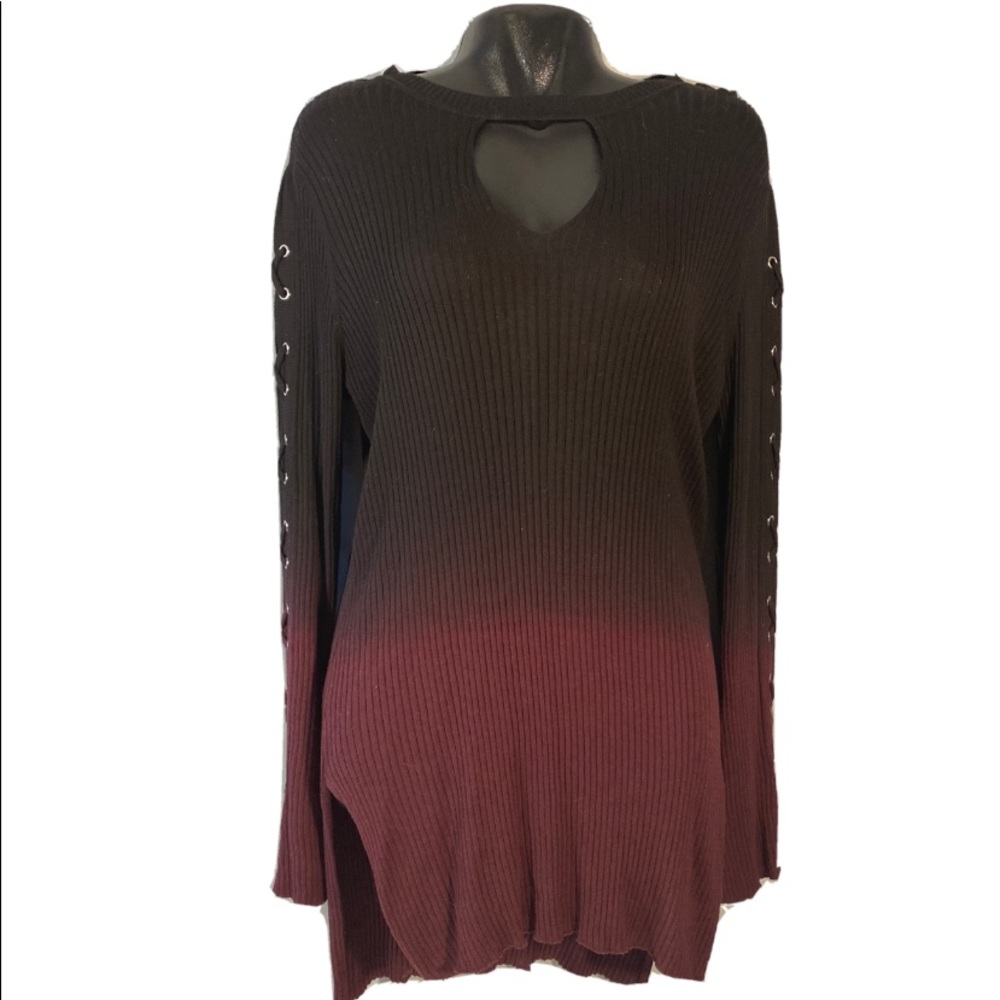 Rock & Republic sexy tunic top form fitting xl